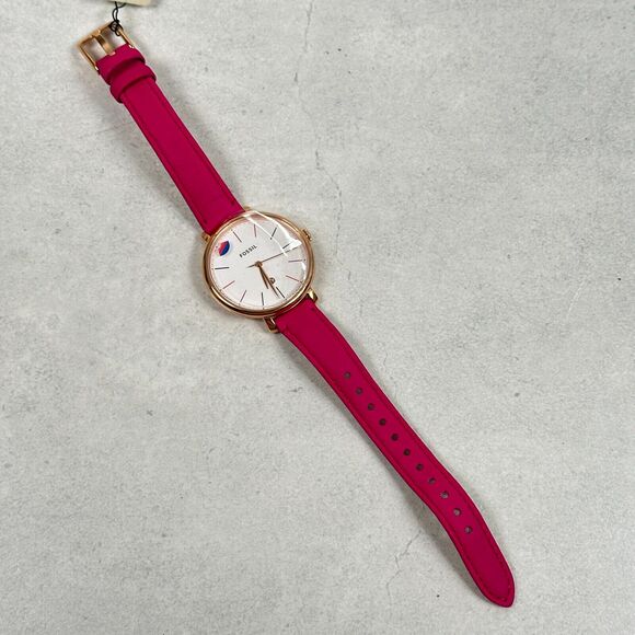 Fossil Watch 35mm Limited Edition Curator Series Rainbow Lips Pride New Battery - Picture 2 of 12